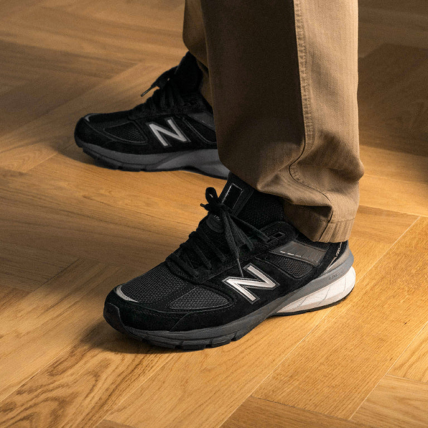 Giày New Balance 990v5 Made In USA 'Black' M990BK5 - Hình ảnh 8