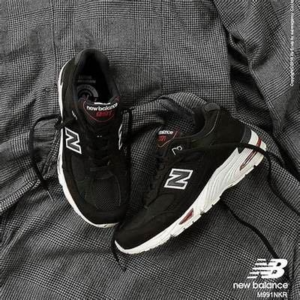 Alternative view of Giày New Balance 991 Made In England 'Black Red' M991NKR