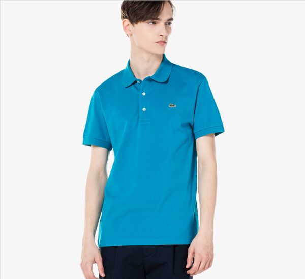 Áo Lacoste Men's Slim Fit Blue Polo Shirt PH7937-51G-4LP - Hình ảnh 4