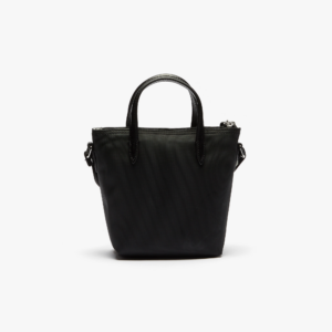 Tui Lacoste L.12.12 Petit Pique Coated Canvas Mini Tote 'Black' NF2609P53G-000