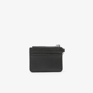 Vi Lacoste Snap Grained Leather Card Holder 'Black' NF3935G53G-000