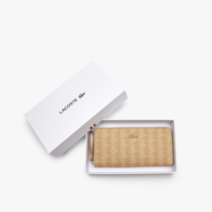 Vi Lacoste Monogram Zipper Long 'Beige' NF3958D53G-L01