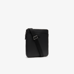 Tui Lacoste Shantaco Matte Pique Leather Flat Bag 'Black' NH2815C53G-000