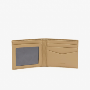 Vi Lacoste Shantaco Pique Leather Card Wallet 'Beige' NH2824C53G-L32