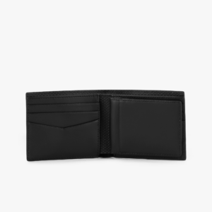 Vi Lacoste Flat Signature Leather Bifold Wallet 'Black' NH3870C53G-000