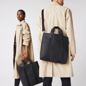 Tui Lacoste City Court Vertical Shoulder Bag 'Black' NH3877L52G-000