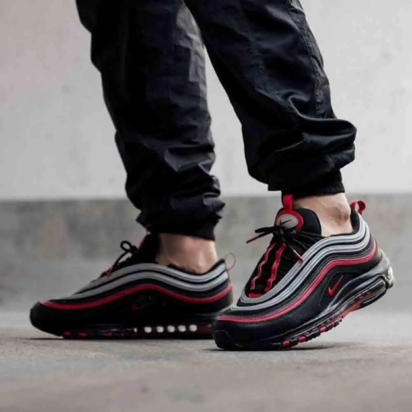 Giày Nike Air Max 97 'Black Red Silver' 921826-014 - Hình ảnh 4