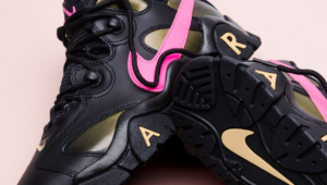 Alternative view of Giày Nike Air Barrage Low Super Bowl LIV Black Pink CT8454-001