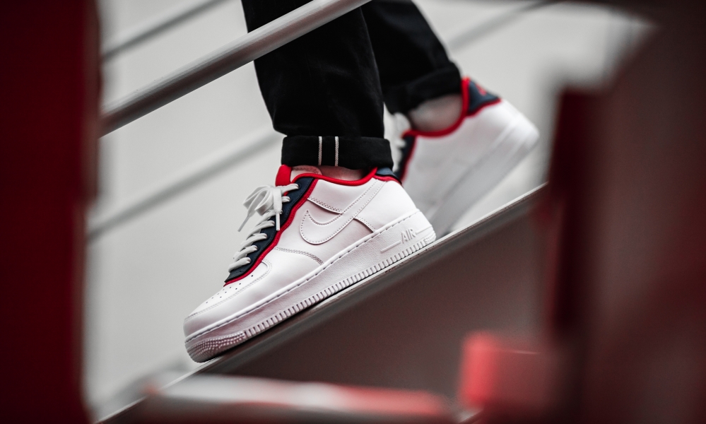 Air Force 1 Low LV8 DBL GS 'Red Obsidian' - Nike - BV1084 101