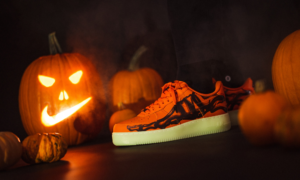 Alternative view of Giày Nike Air Force 1 Low 'Orange Skeleton' CU8067-800