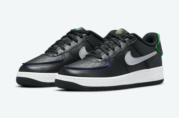 Giày Nike Air Force GS 'AF1 Mix Black' DH7341-001 - Hình ảnh 7