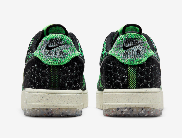 Giày Nike Air Force 1 Low Crater Flyknit 'Black Volt' DM0590-002 - Hình ảnh 3