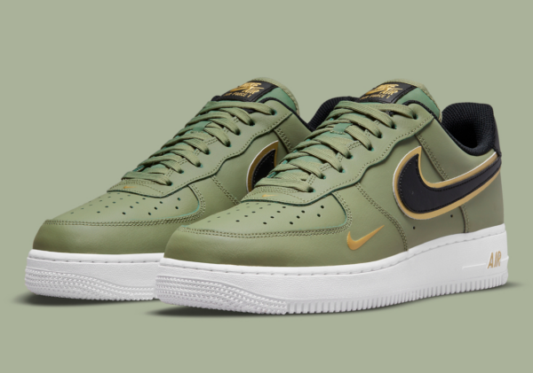 Giày Nike Air Force 1 '07 LV8 'Metallic Swoosh Pack Green' DA8481-300 - Hình ảnh 5