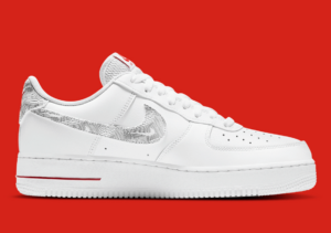 Giay Nike Air Force 1 Low 'Topography Pack White University Red' DH3941-100