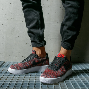 Alternative view of Giày Nike Air Force 1 Flyknit 2.0 'University Red Black' CI0051-600