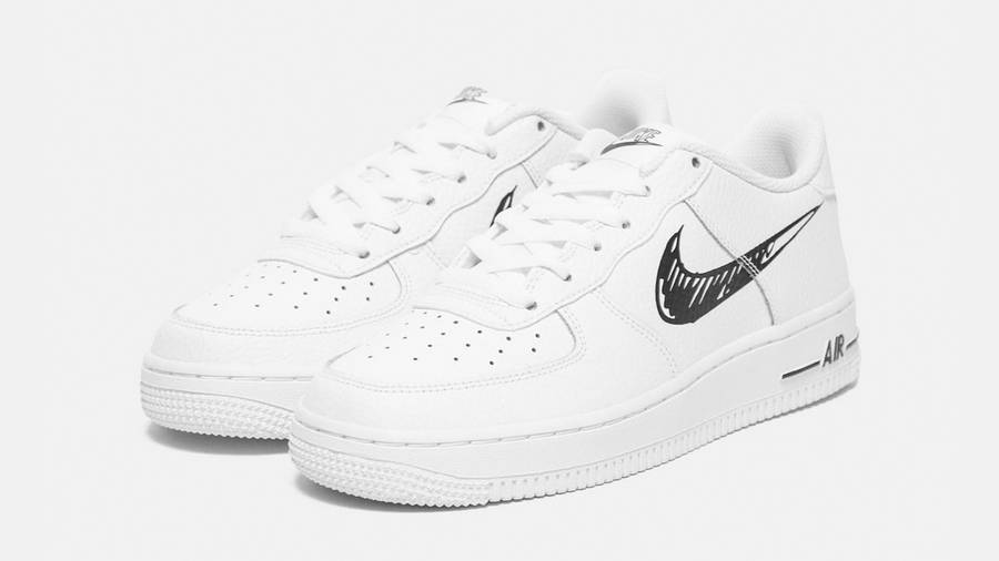 Nike Air Force 1 Low GS Doodle Swoosh