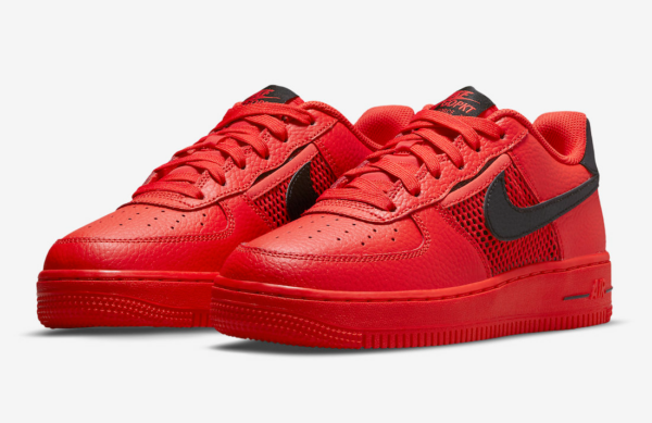 Giày Nike Air Force 1 Low Mesh Pocket 'Habanero Red' - Hình ảnh 6