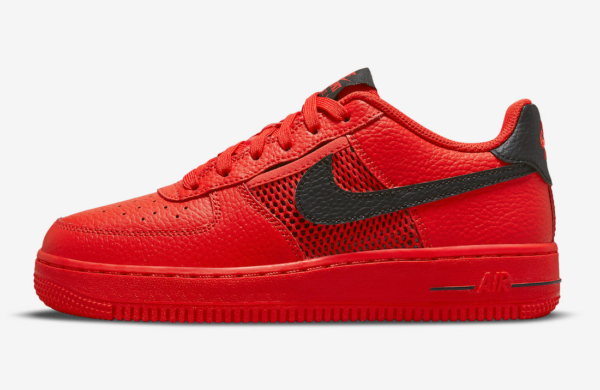 Giày Nike Air Force 1 Low Mesh Pocket 'Habanero Red' - Hình ảnh 5