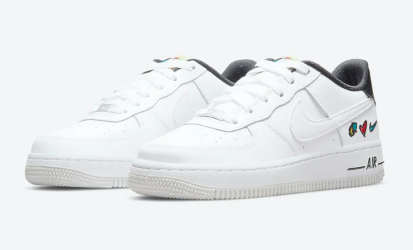 Giày Nike Air Force 1 '07 LV8 3 'Peace Love Nike' DM8148-100 - Hình ảnh 5