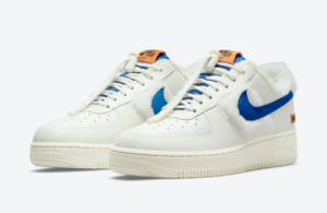 Alternative view of Giày Nike Wmns Air Force 1 '07 'Sherpa Fleece' DO6680-100