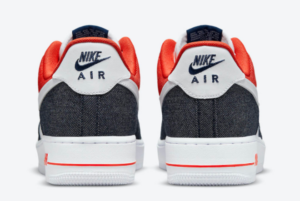 Alternative view of Giày Nike Air Force 1 ’07 LX ‘White Red Denim’ DJ5174-100