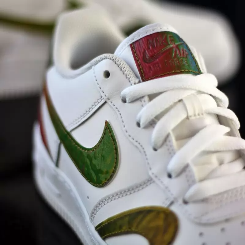 Air Force 1 LV8 2 GS 'Misplaced Swooshes White Multi' - Air Jordan - CZ5890  100 - white/white/multi-color