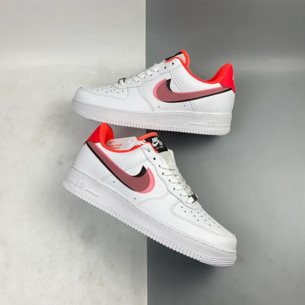 Giày Nike Air Force 1 LV8 GS 'Double Swoosh Bright Crimson' CW1574-101 - Hình ảnh 3