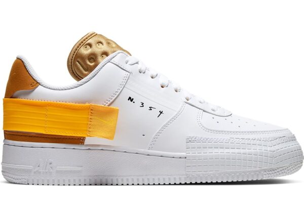 Giày Nike Air Force 1 Type White Gold AT7859-100