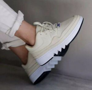 Alternative view of Giày Nike Wmns Air Jordan 1 Jester XX Low Laced 'Fossil' CI7815-200