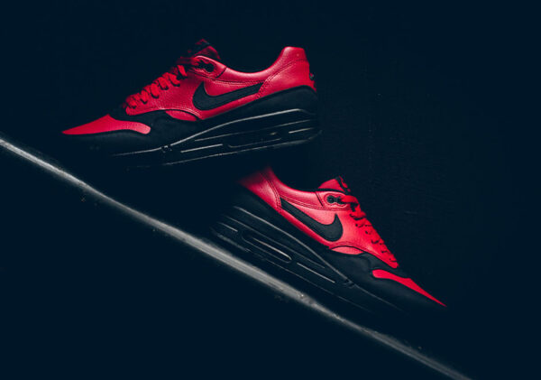 Giày Nike Air Max 1 Leather Premium 'Gym Red Black' 705282-600 - Hình ảnh 9