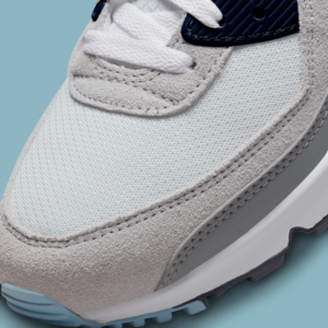 Giay Nike Air Max 90 'White Grey Blue' DM0029-003
