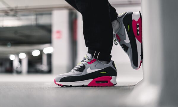 Giày Nike Air Max 90 Essential 'Grey Pink Volt' AJ1285-020 - Hình ảnh 4