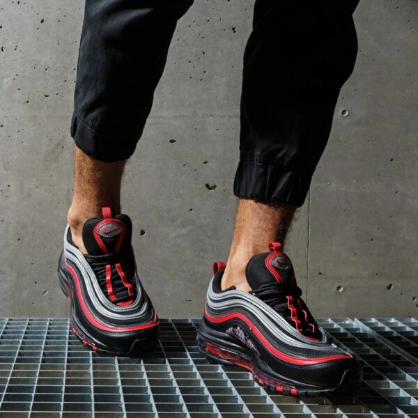 Giày Nike Air Max 97 'Black Red Silver' 921826-014 - Hình ảnh 2