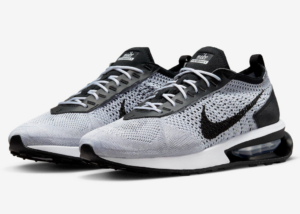 Alternative view of Giày Nike Air Max Flyknit Racer 'White Black' DJ6106-002