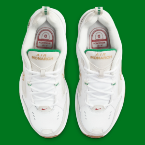 Alternative view of Giày Nike Air Monarch IV 'White Lucky Green Gold' 415445-103