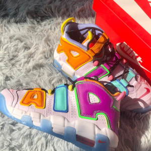 Alternative view of Giày Nike Air More Uptempo GS 'Mutilcolor' DH0624-500