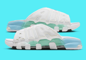 Dep Nike Air More Uptempo Slide 'White Aqua' FN3437-161