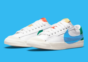 Giay Nike Blazer Low 77 Jumbo 'Mismatch' DQ1470-100