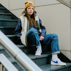 Alternative view of Giày Nike Blazer Mid '77 Vintage 'Racer Blue' BQ6806-103