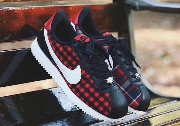 Giày Nike Cortez Basic TXT SE GS 'Plaid' AA3498-003 - Hình ảnh 5