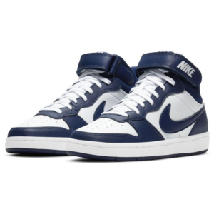 Alternative view of Giày Nike Court Borough Mid 2 GS 'White Blue Void' CD7782-107