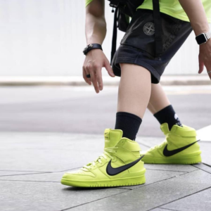 Alternative view of Giày Nike AMBUSH x Dunk High 'Flash Lime' CU7544-300