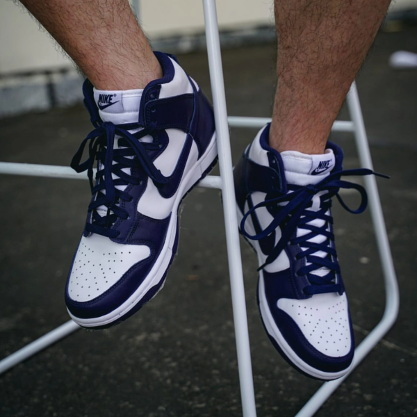 Giày Nike Dunk High 'Midnight Navy' DD1399-104 - Hình ảnh 2