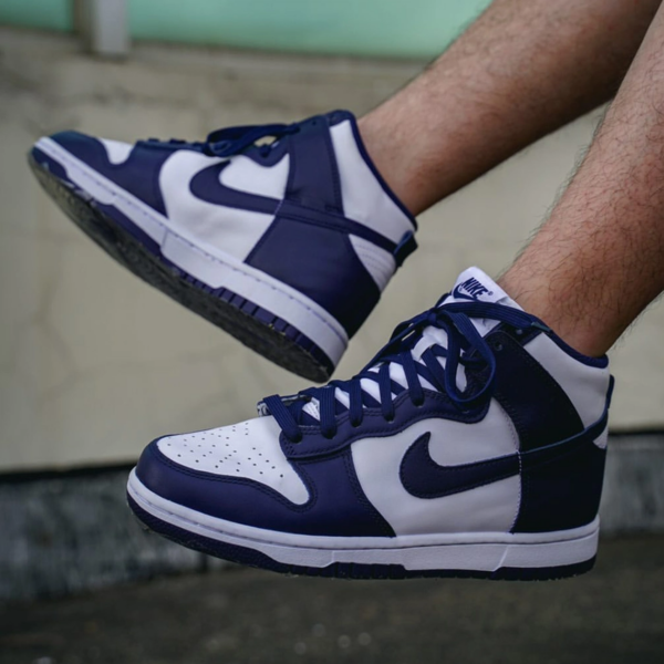 Giày Nike Dunk High 'Midnight Navy' DD1399-104 - Hình ảnh 3