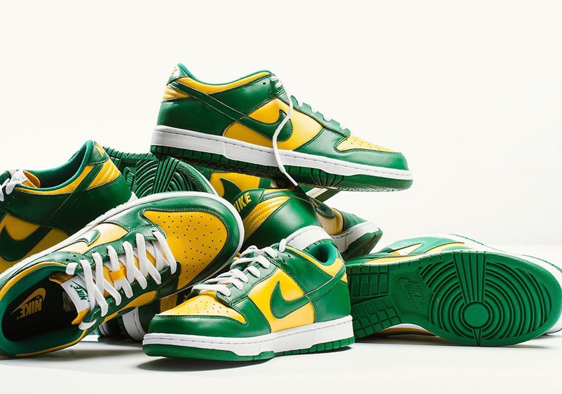 Giày Nike Dunk Low 'Brazil' (2020) CU1727-700 - Authentic-Shoes