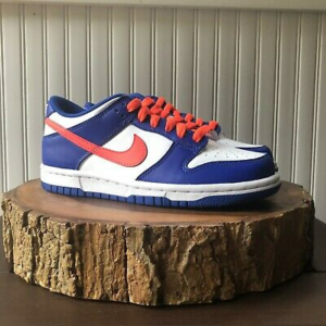 Alternative view of Giày Nike Dunk Low GS 'Game Royal Crimson' CW1590-104