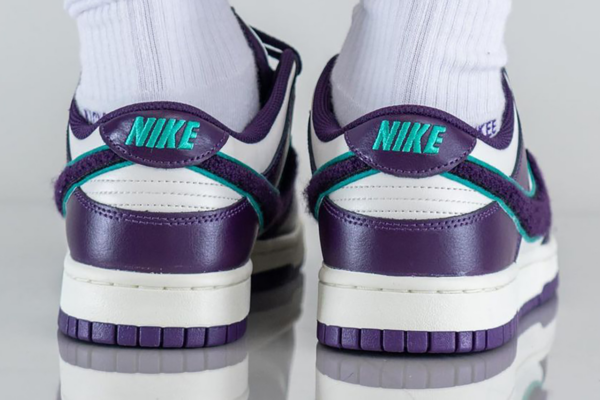 Giày Nike Dunk Low 'Chenille Swoosh Grand Purple' DQ7683-100 - Hình ảnh 4