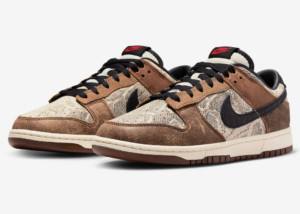 Giay Nike Dunk Low Premium 'Brown Snakeskin' FJ5434-120