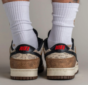 Giay Nike Dunk Low Premium 'Brown Snakeskin' FJ5434-120