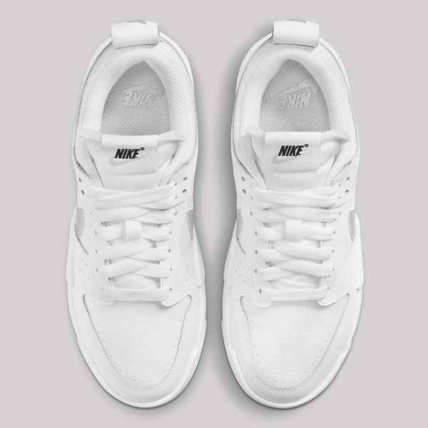 Giày Nike Wmns Dunk Low Disrupt 'White Metallic Silver' DJ6226-100 - Hình ảnh 8